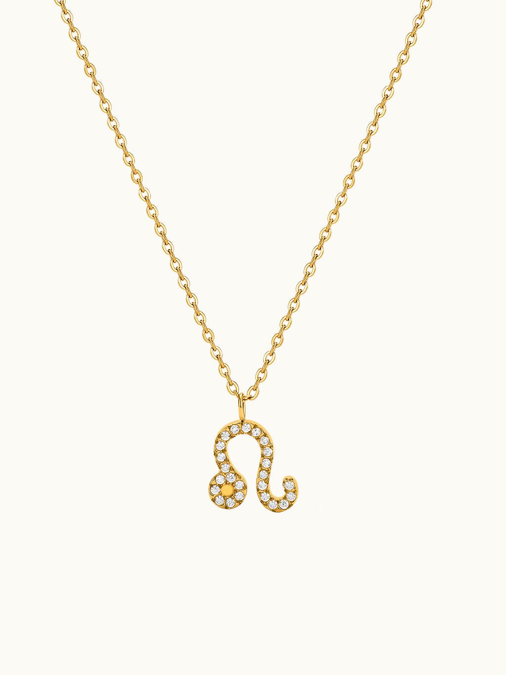 Zodiac Pendant Zirconia Necklace