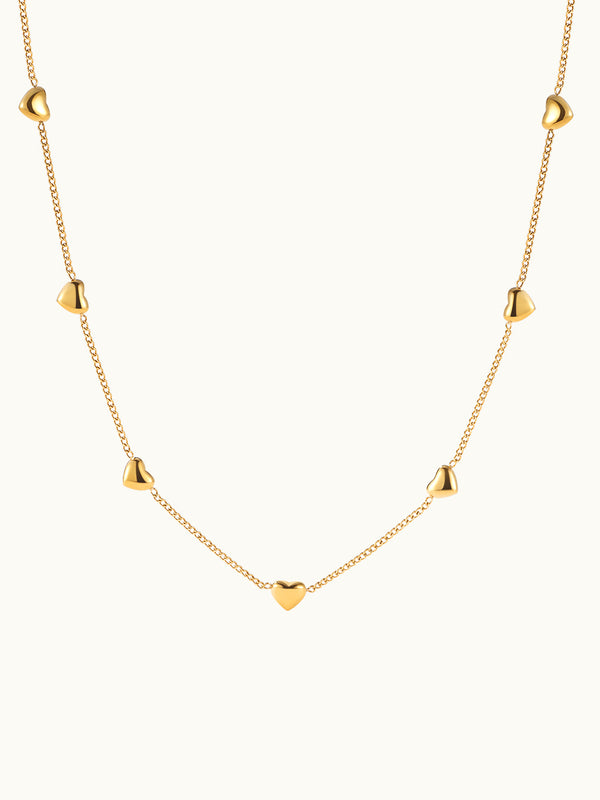 Duke Chain Heart Neckalce