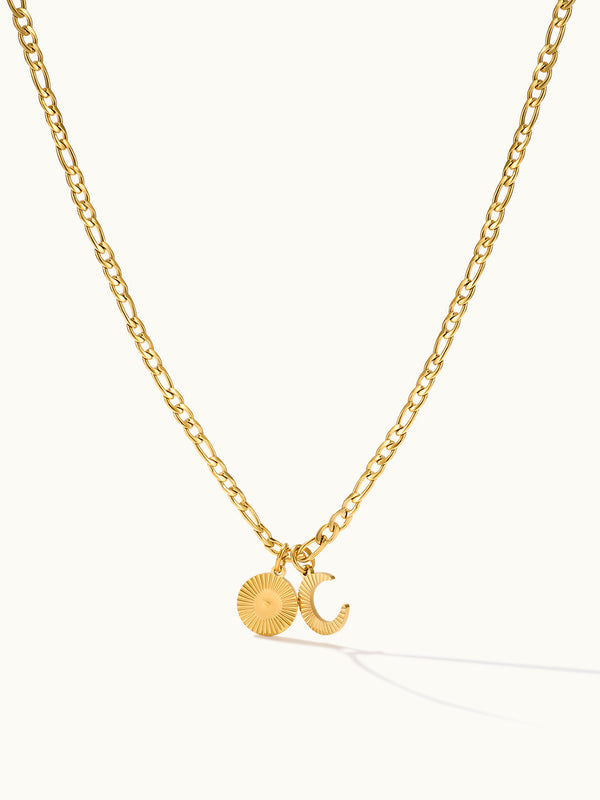 Sun Moon Chain Necklace