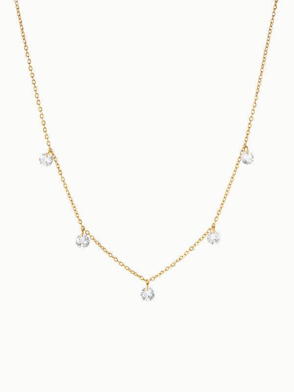 Floating Diamond Kette