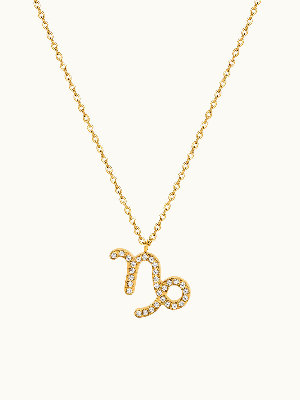 Zodiac Pendant Zirconia Necklace