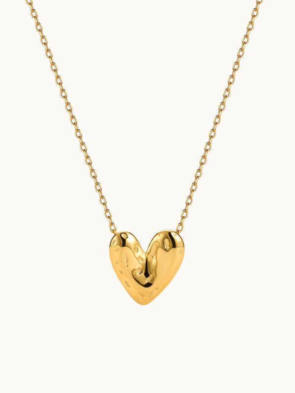 Irregular Heart Pendant Kette