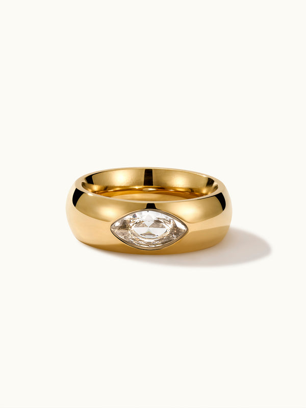 Pear-Cut Zirkon Gold Ring