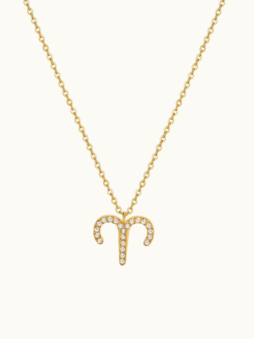 Zodiac Pendant Zirconia Necklace