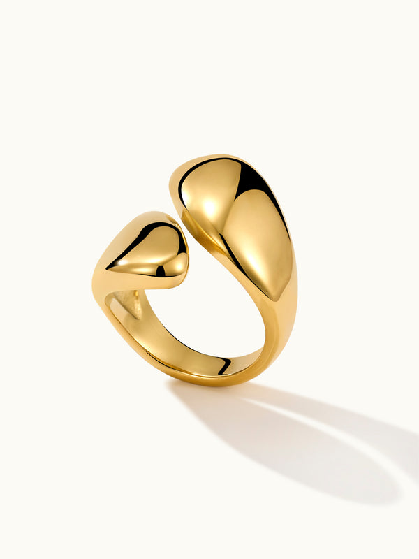 Statement Chunky Ovale Open Ring