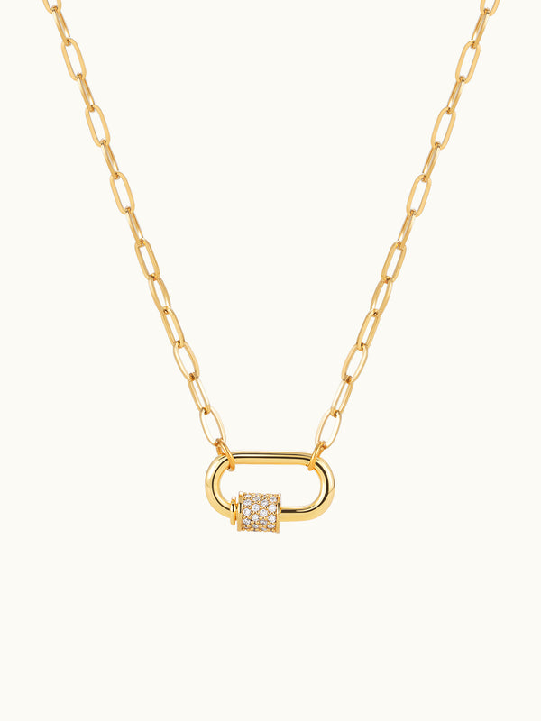 Locker Link Diamond Kette