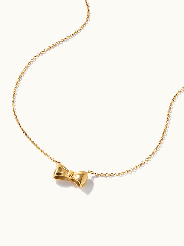 Bowtie Pendant Necklace