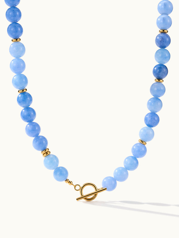 Aquarmarine Beaded Kette