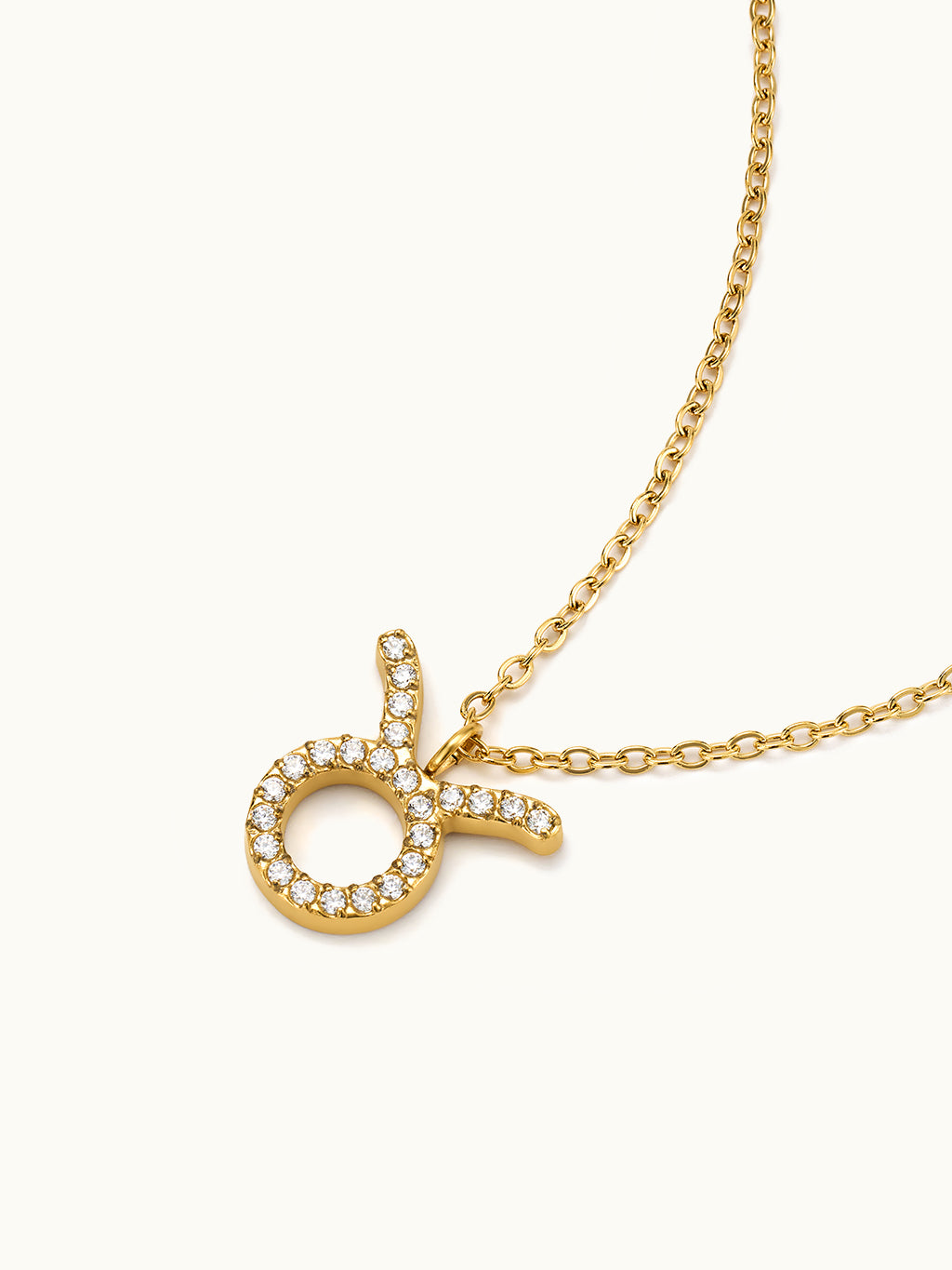 Zodiac Pendant Zirconia Necklace