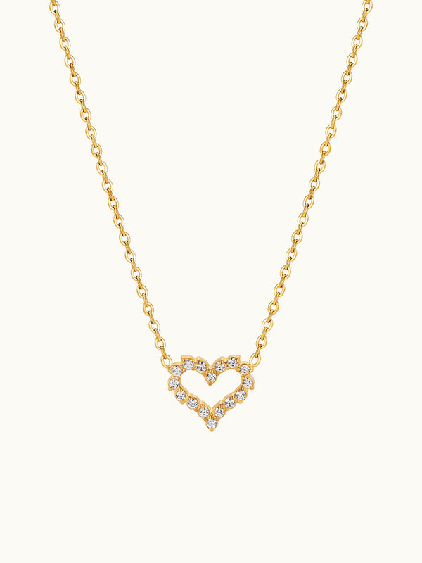 Heart Zircon Necklace