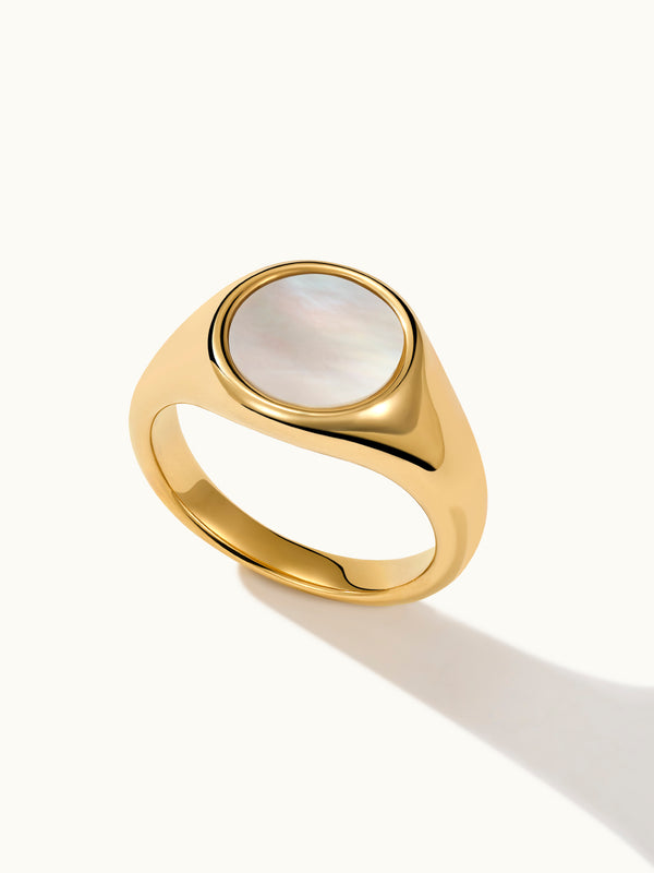Pretty Round Fritillaria Ring