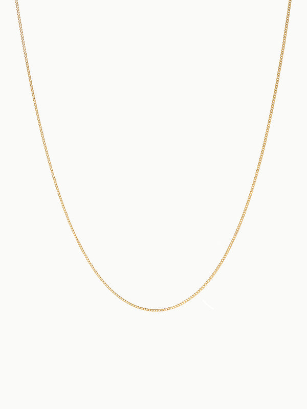 Solid Cable Chain Gold Kette