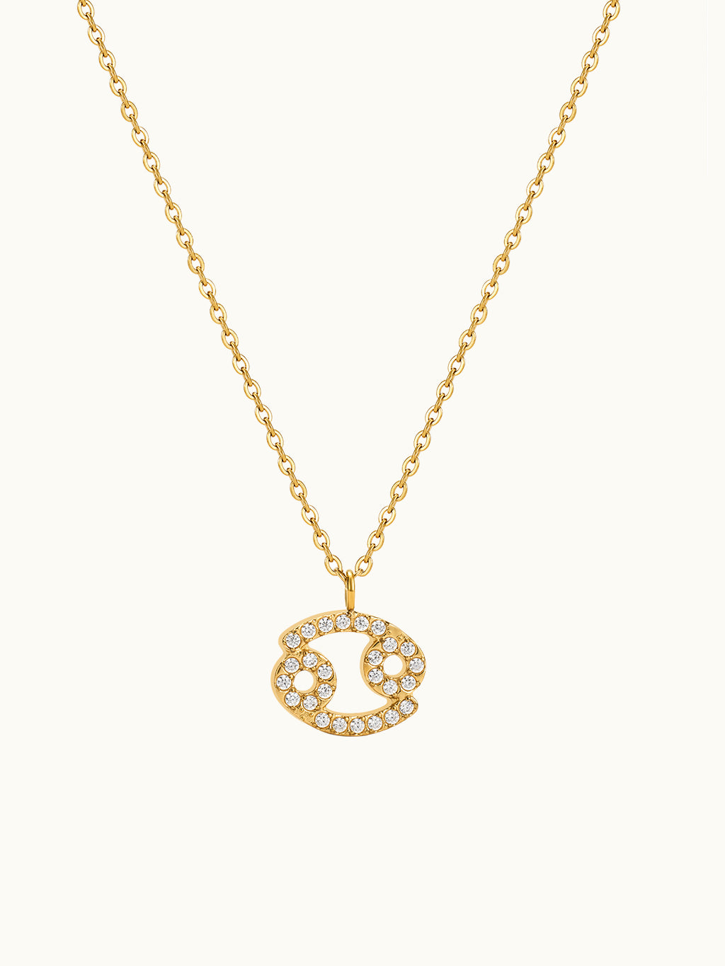 Zodiac Pendant Zirconia Necklace