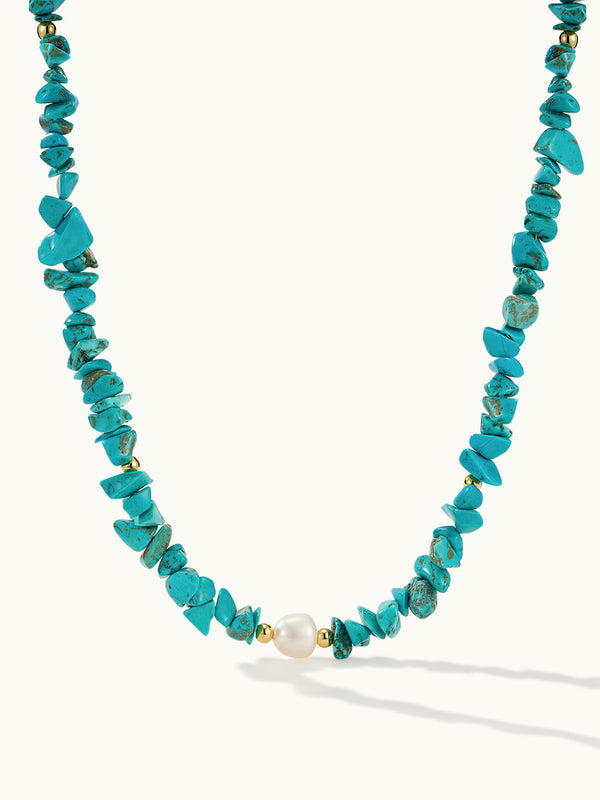 Turquoise Pearl Kette