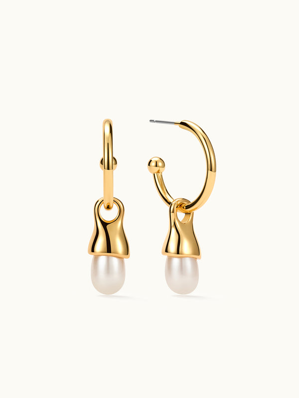 Freshwater Pearl Removable Earrings