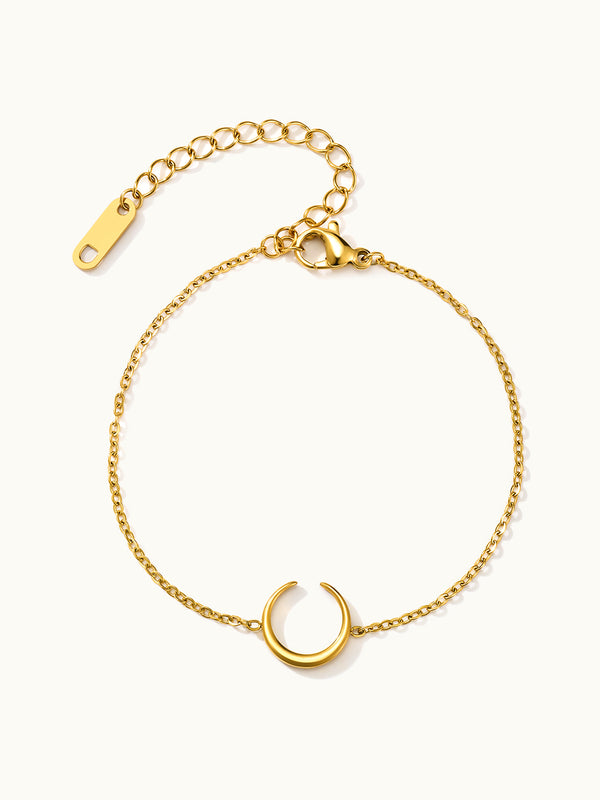 C Shape Half Moon Armband