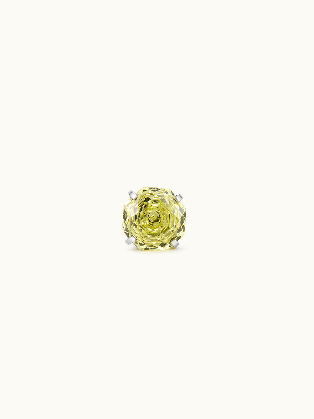 Rose Cut Blue Zircon Piercing