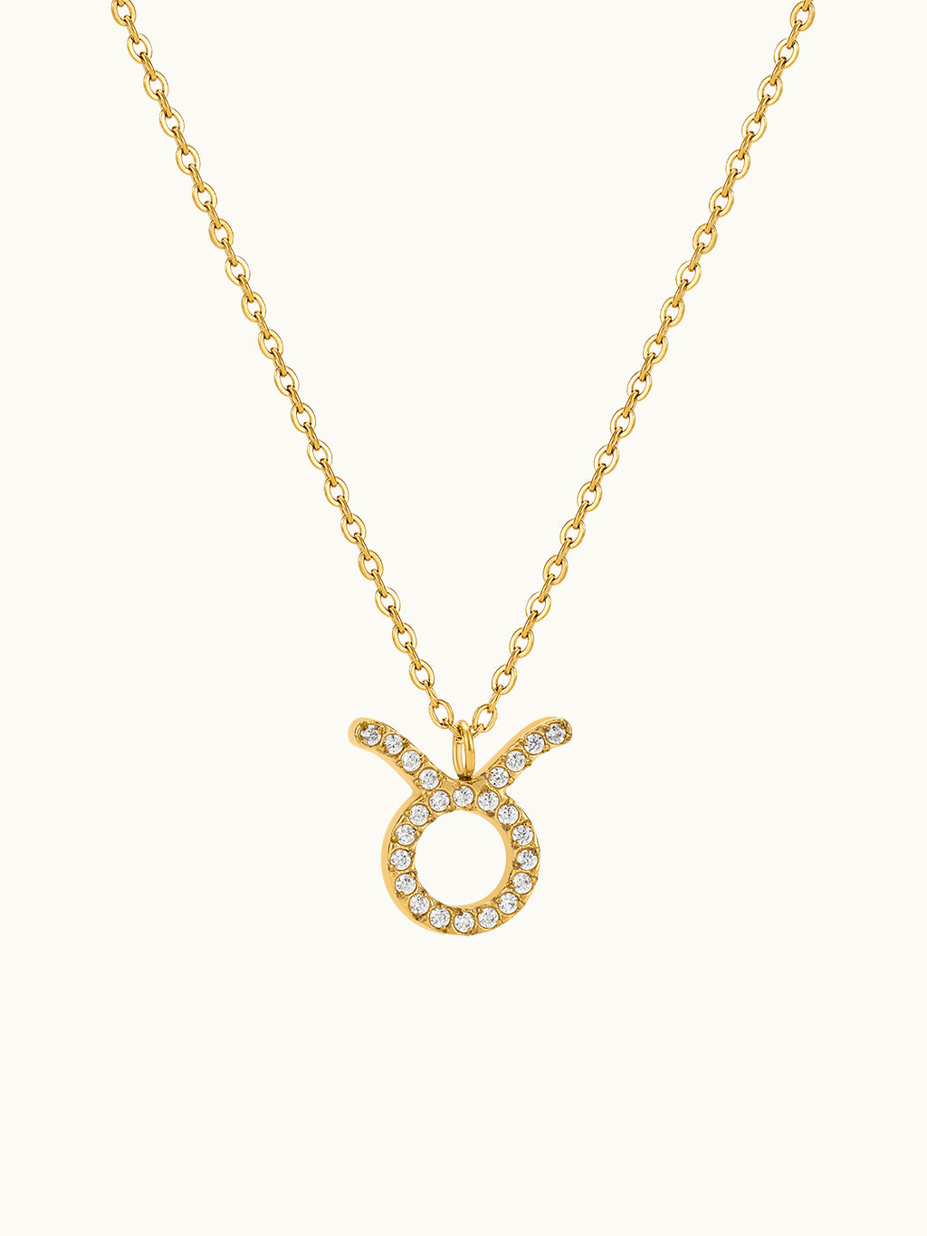 Zodiac Pendant Zirconia Necklace