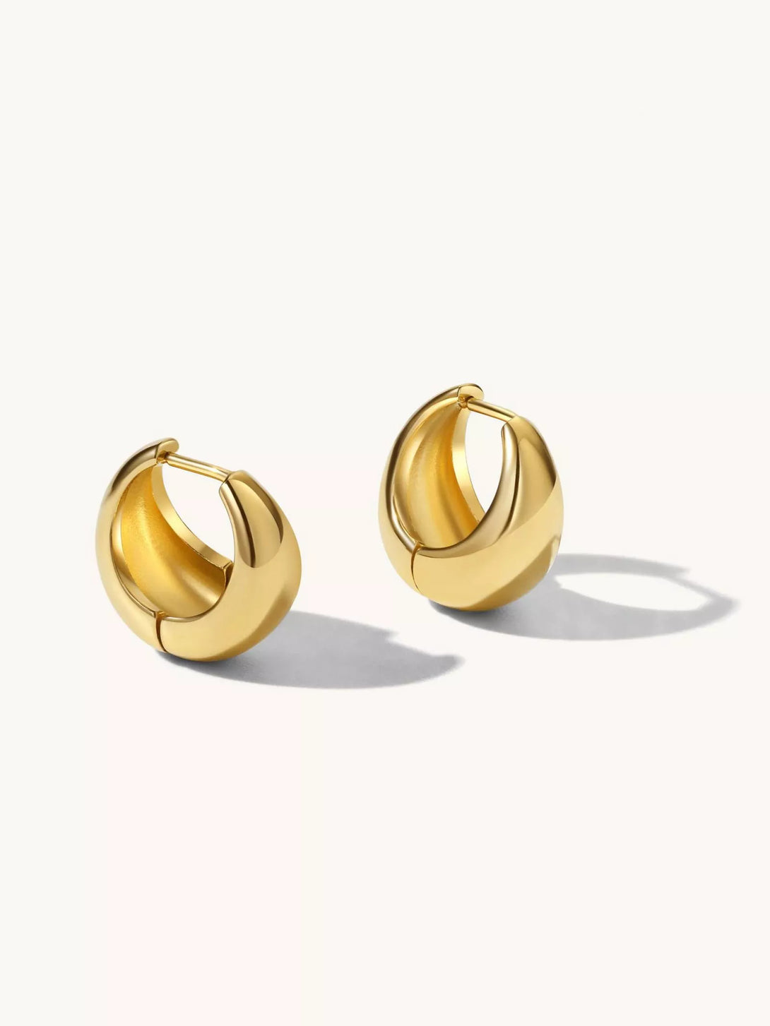 Dome Hoop Earrings