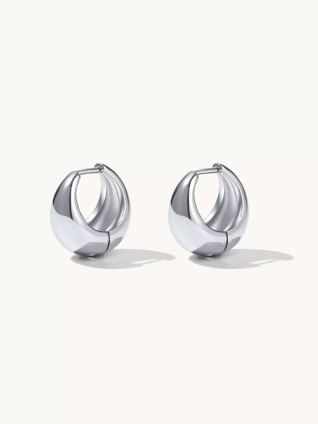 Dome Hoop Earrings