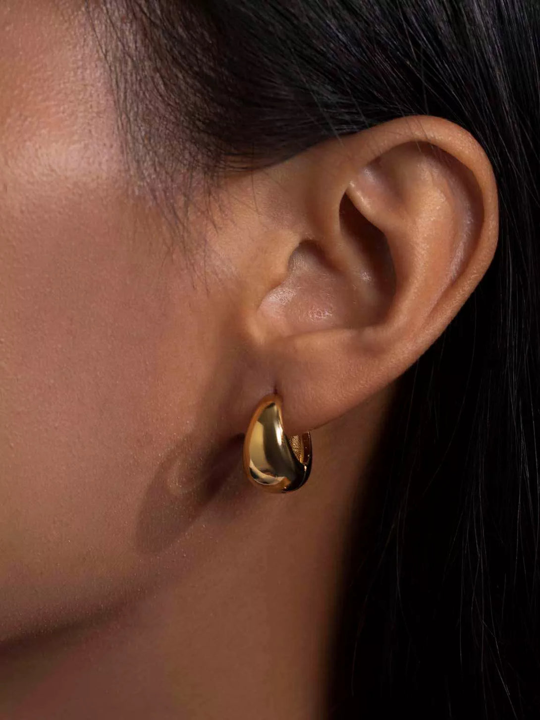 Dome Hoop Earrings