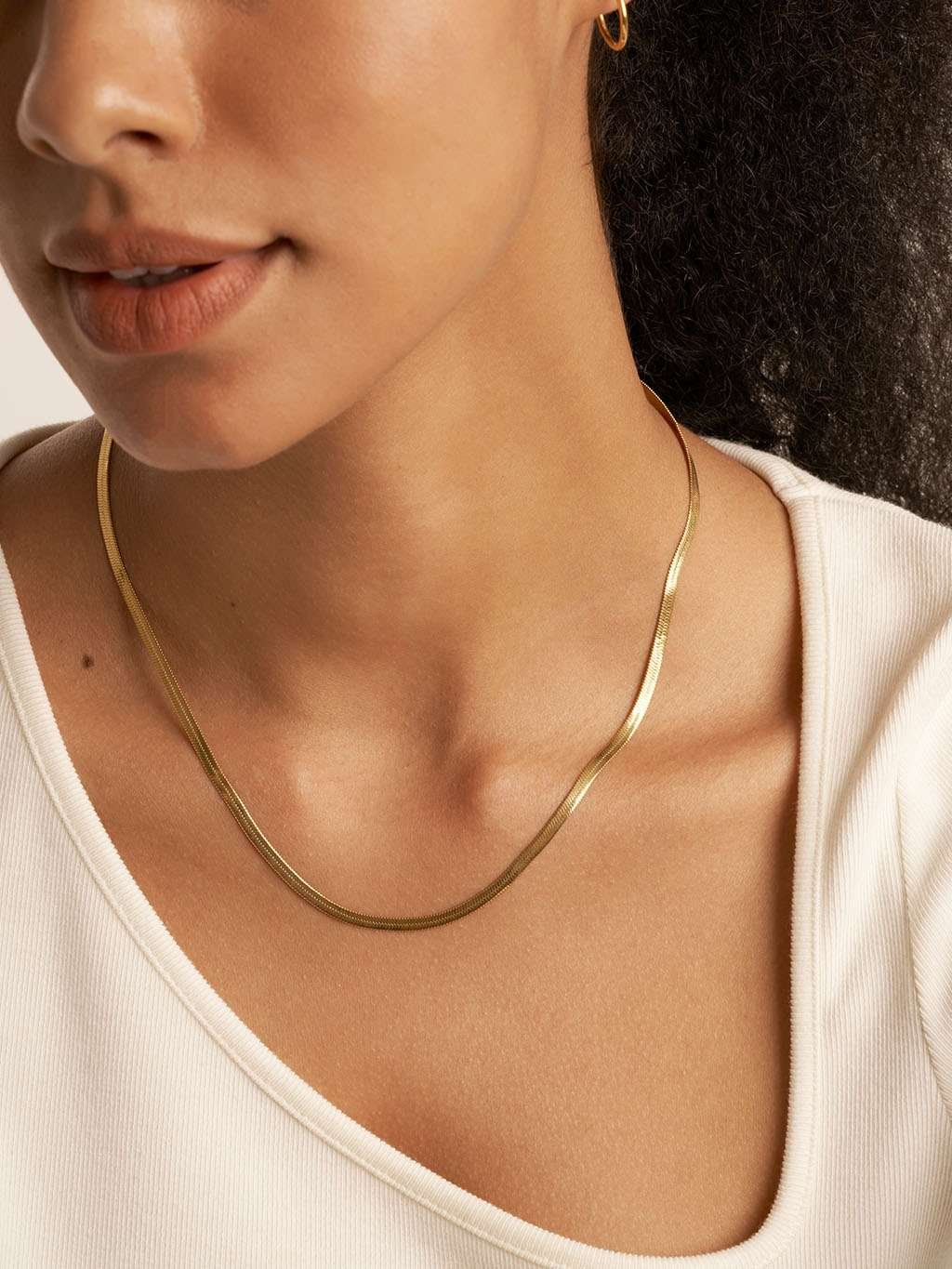 Dorose-Schlangen Choker Halskette Gold-NL-GD007-1