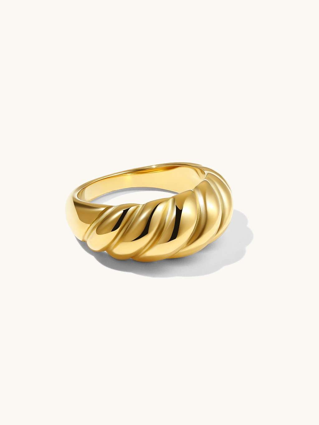 Dorose schmuck Twista Dome Ring Gold