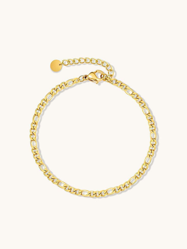 Figaro Armband Gold 