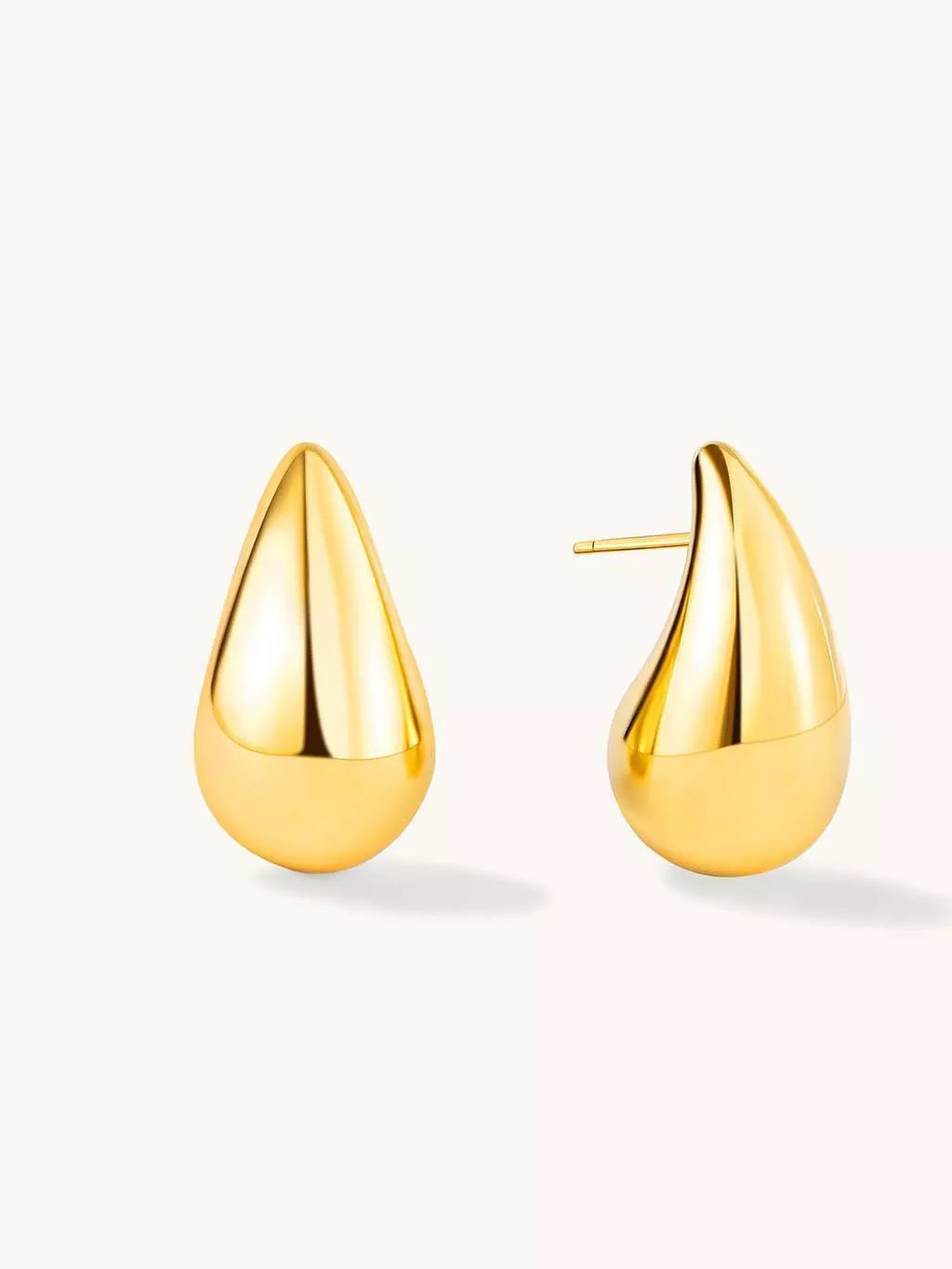 Teardrop Dome Earrings