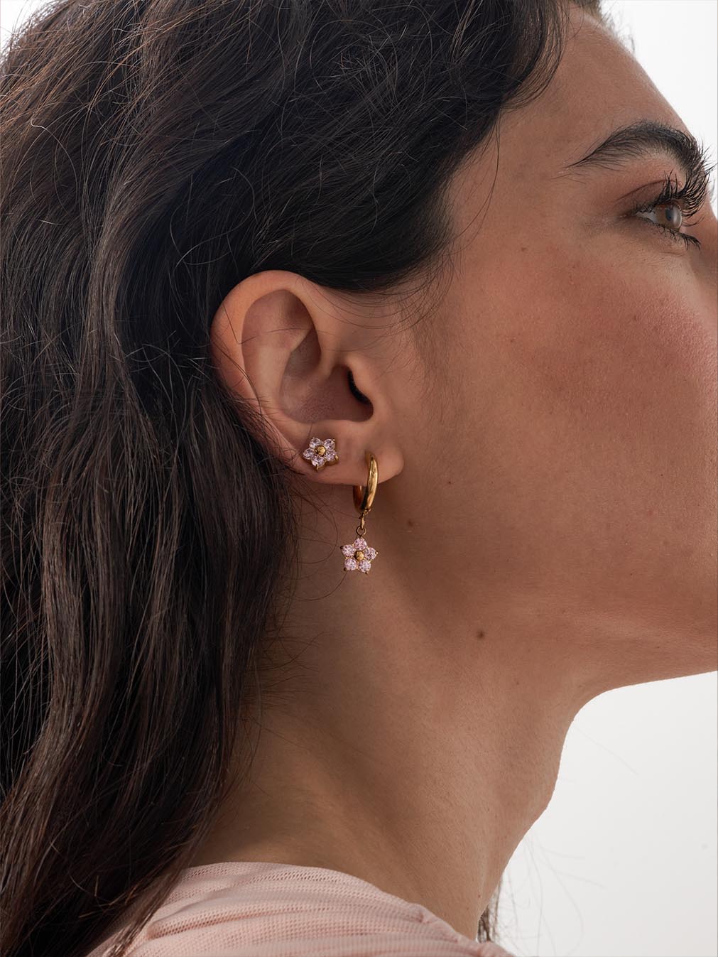 Daisy Flower Studs