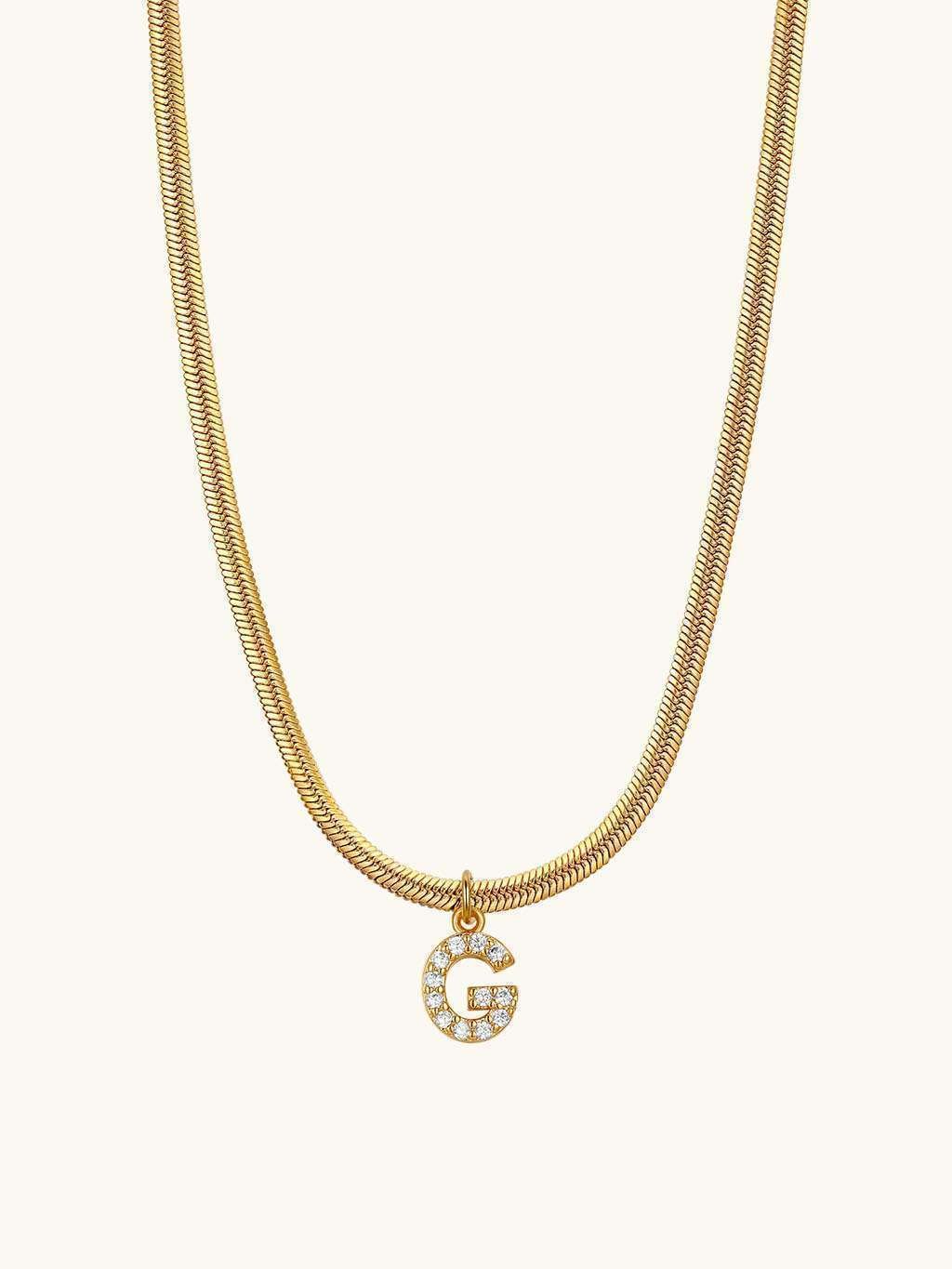 Sparkling Letter I Kette