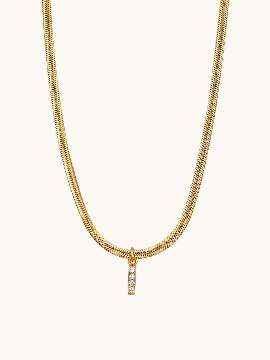 Sparkling Letter I Kette