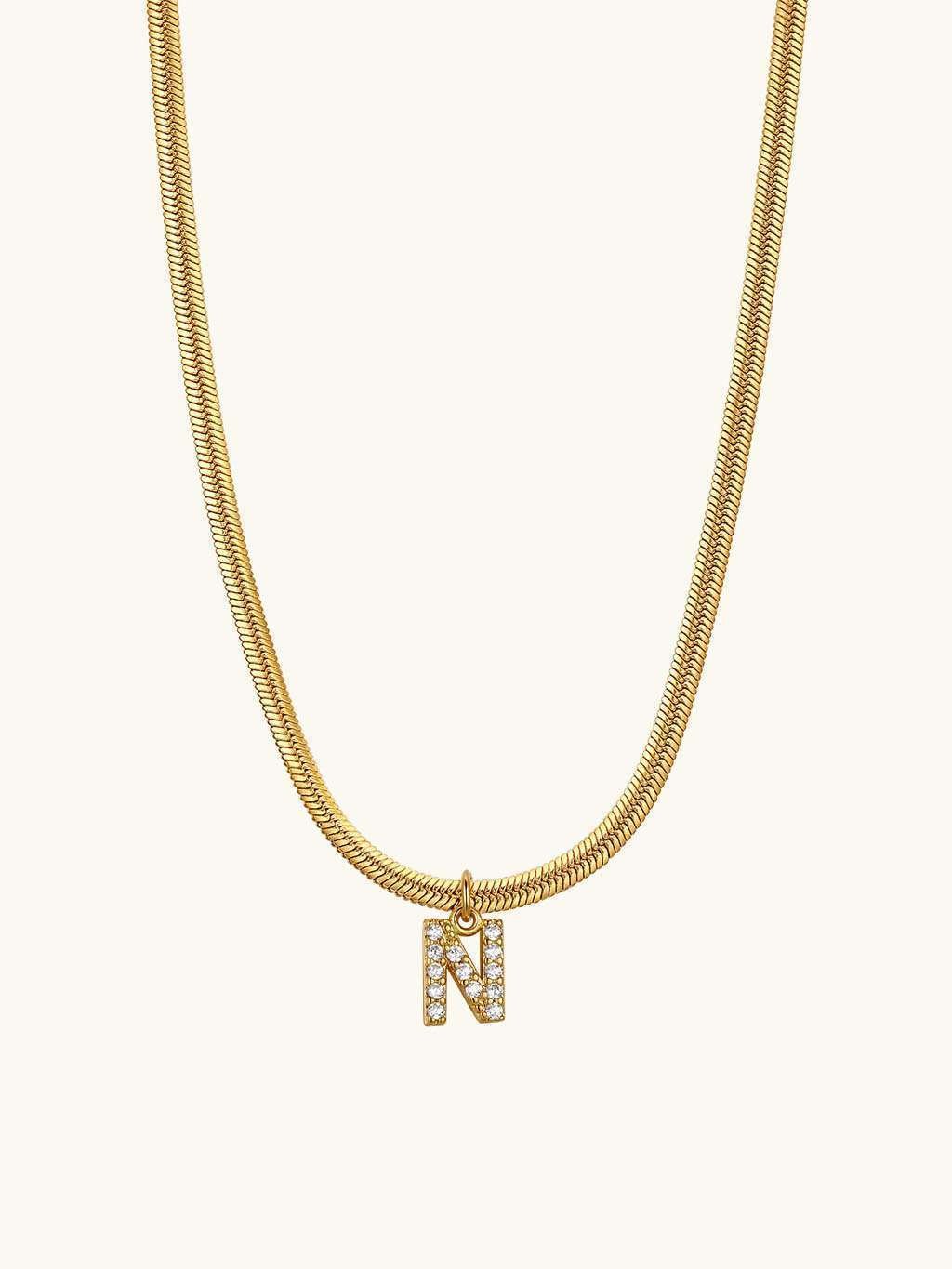 Sparkling Letter I Kette