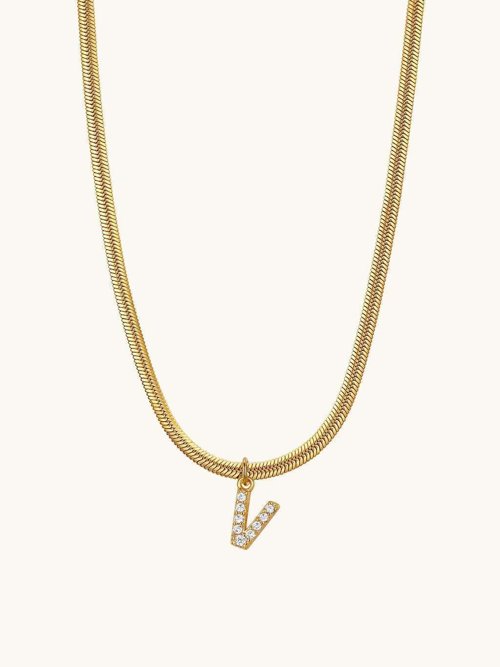 Sparkling Letter I Kette