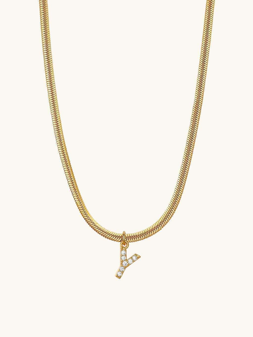 Sparkling Letter I Kette