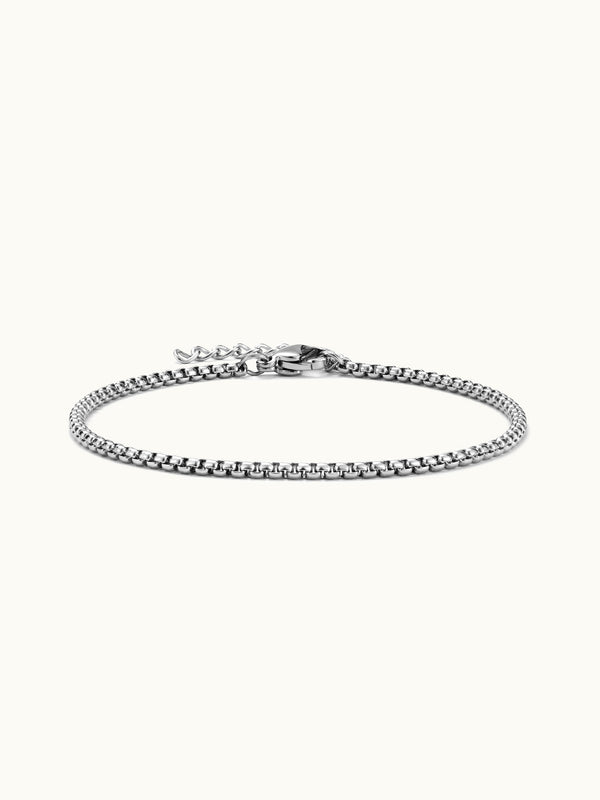 Round Box Chain Bracelet