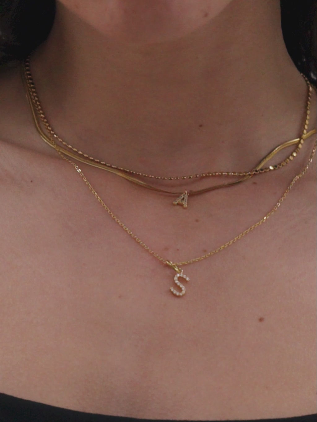 Sparkling Letter Kette